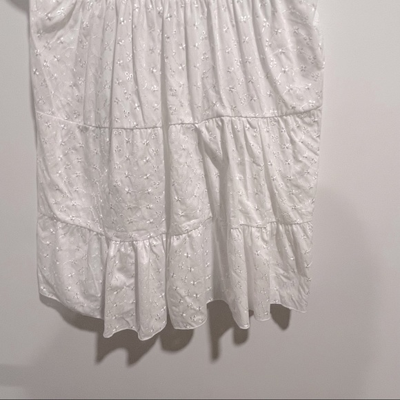 PRETTY LITTLE THING White Broderie Anglaise Smock Dress - Picture 7 of 12